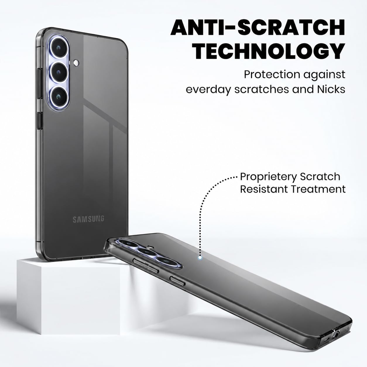 VONZEE Samsung Galaxy S25 fe 5G Clear Case - Military Grade Protection -4 VONZEE Samsung Galaxy S25 fe 5G Clear Case - Military Grade Protection -4