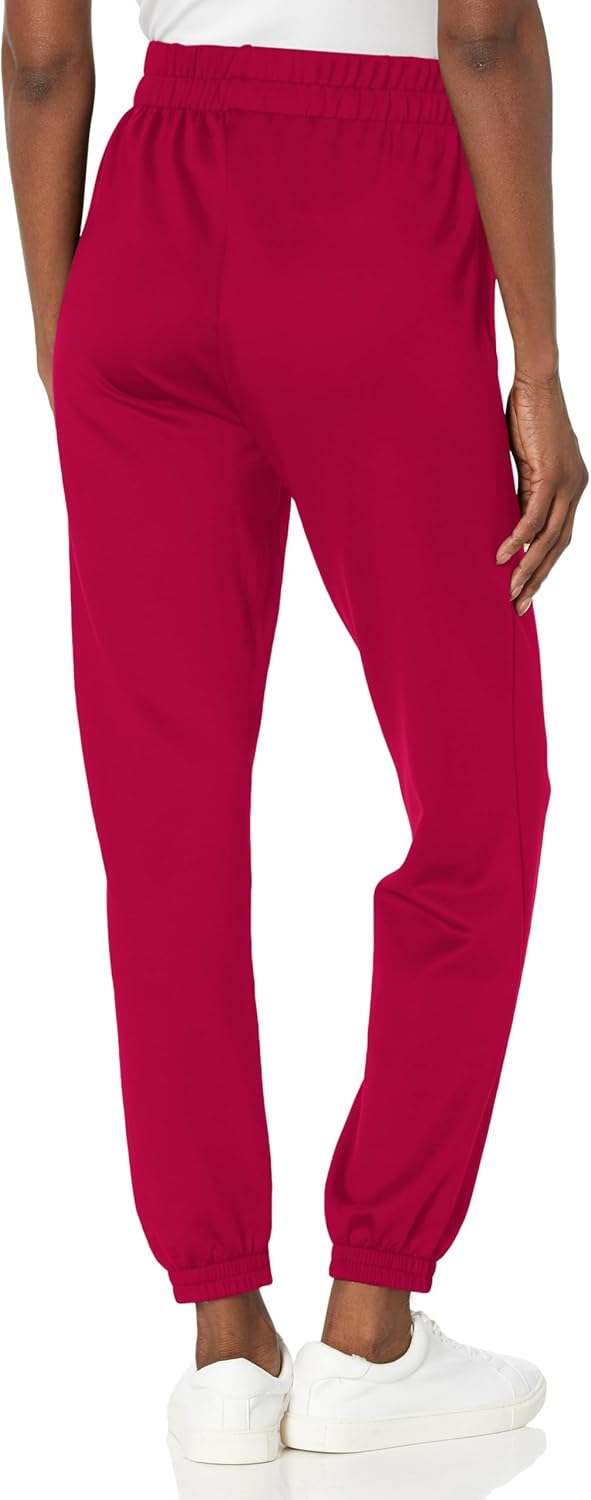 HUGO Women's Pure Cuffed Sweatpants with Rubber Logo - Image 2