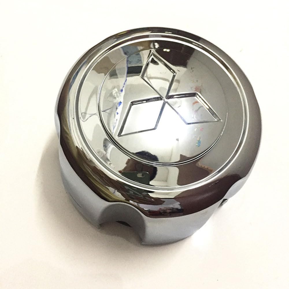 4 Pezzi Auto Coprimozzi per Mitsubishi Pajero MB816581 134 mm,Coprimozzo Ruota Centrale Tappi Copricerchi Wheel Covers Antipolvere Impermeabile Accessori e Parti