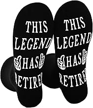 Mens Happy Retirement Gifts Socks - Retirement Gift for Dad Grandad Size 9-11