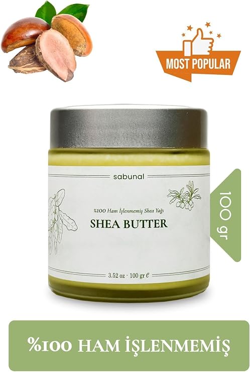 Shea Butter Cold Tightening Raw Unprocessed Grade 1 Quality 100% Raw Virgin Shea Butter 100g 2PCS