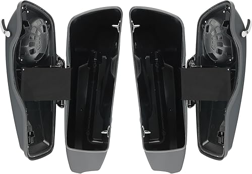Miniatura 5 de TCMT Alforjas extendidas de 4 pulgadas y altavoces de 5 x 7 pulgadas para Harley Touring Road King Road Glide Street Glide Electra Glide 2014-2023