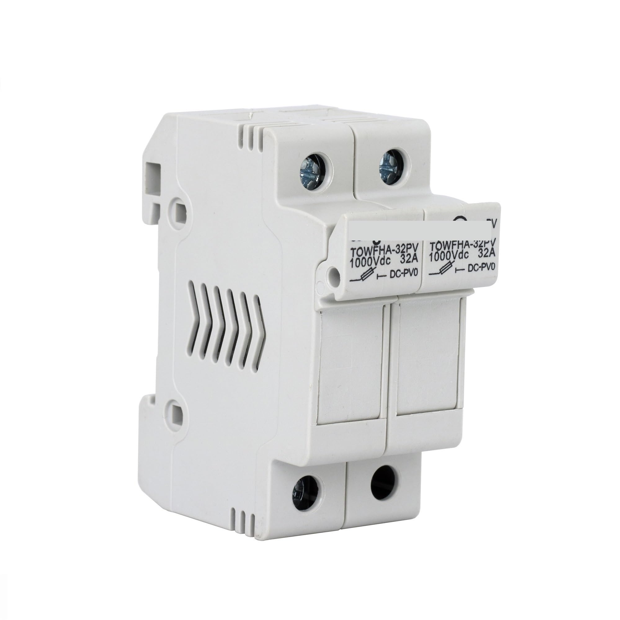 10 * 38mm Hohe Spannung Solar PV 2P Parallel DC Sicherung Halter 1000V Mit PV Sicherungen 3A-25A 1Pcs(15A)