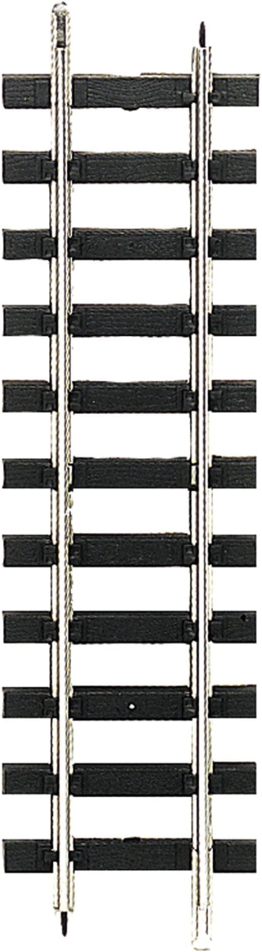 Bachmann Trains 94511C Large G Scale 1:25 Straight 12 Inch Steel Alloy Track, For Model Train Set Up and Display Addition & Expansion, 4 Pieces, Black