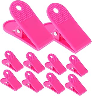 12 Piezas Interruptor De Parada De Emergencia De La Cinta De Correr Parte De Reemplazo De La Cinta De Correr Abrazadera De Parada De Emergencia El Plastico Rosado