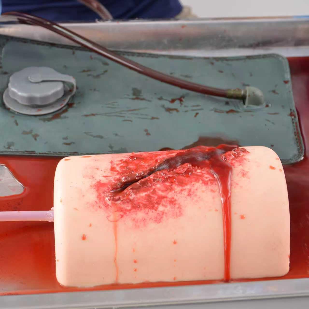 Thigh Wound Packing Trainer, Stop The Bleed Training Kit, Bleeding Control Kit with Pumping Bag for Medical Classes