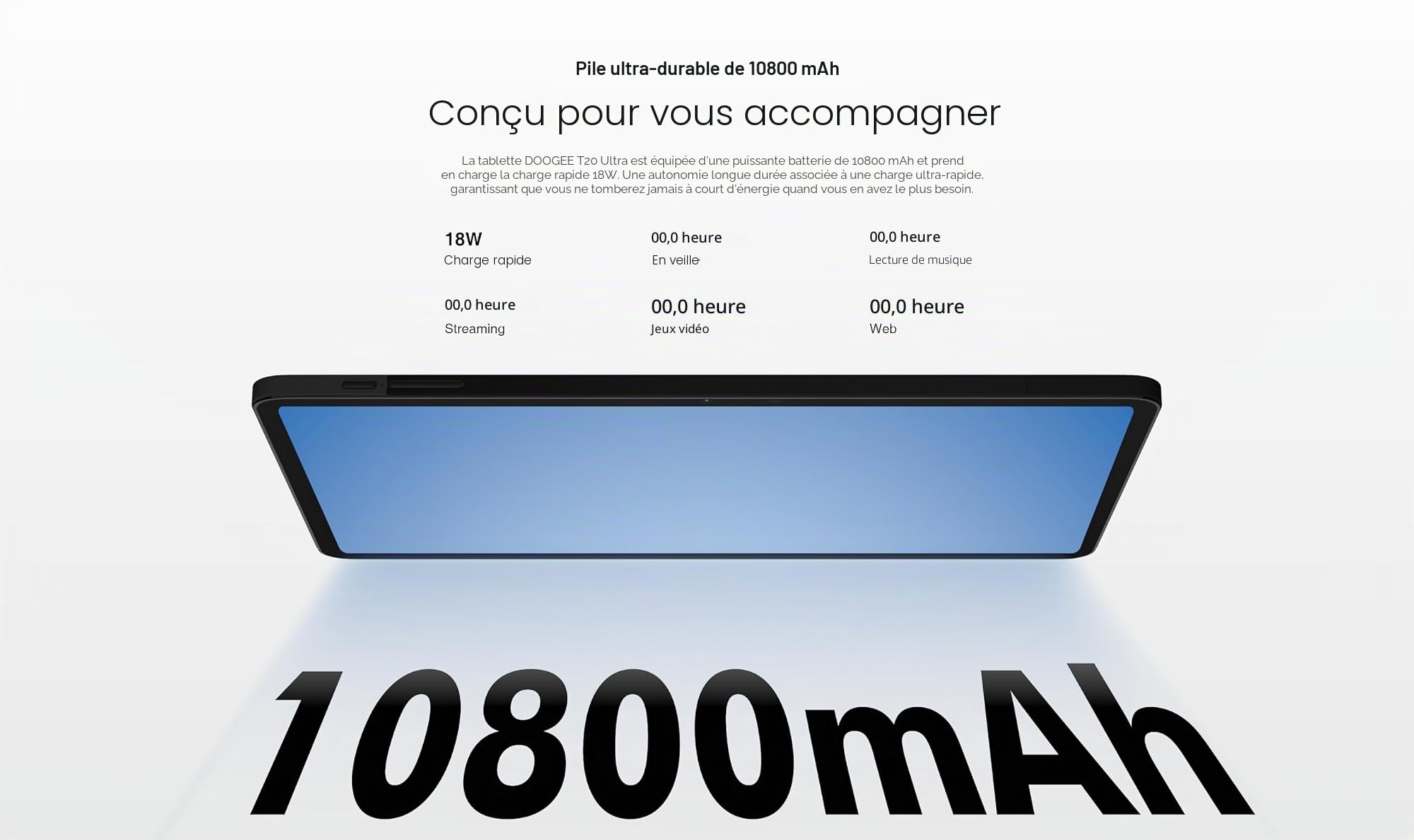 T20 Ultra Tablettes Tactiles(2024), 32GB RAM + 256GB ROM (TF 2TB) Octa-Core, Batterie 1080mAh, TÜV SÜD 12" Pollici 2.4K, Dual 4G LTE/SIM, 16MP + 8MP, Widevine L1/Japan Audio Gris