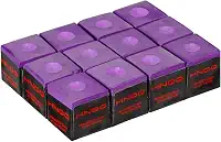 HNQQ Pacote com 12 gizes de sinuca, acessórios de mesa de bilhar para uso doméstico/torneio, giz de bilhar (7 cores disponíveis)