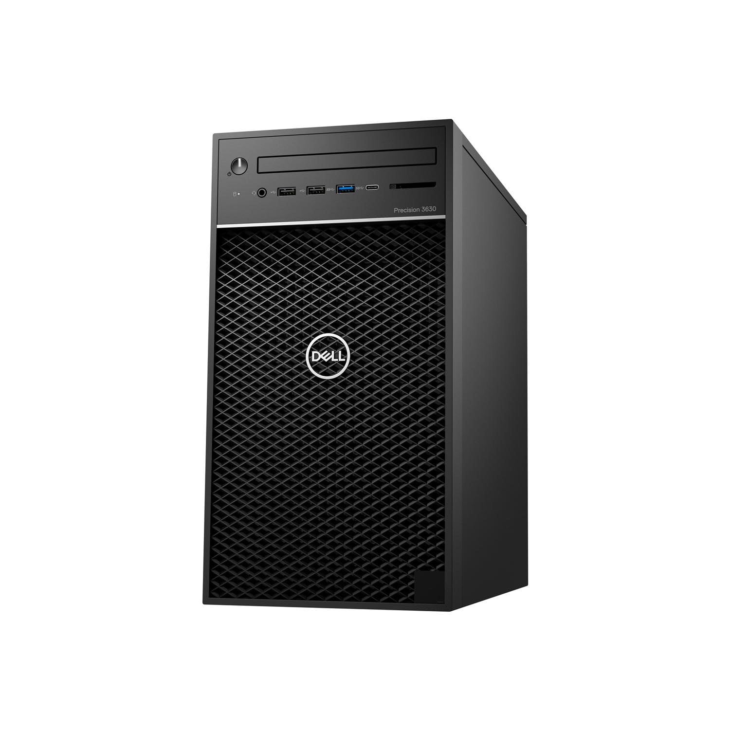 Dell Precision 3630 Mini Tower PC - Intel Core i7 8th Gen (6 Cores Upto 4.60Ghz), 32GB DDR4 RAM, 480GB SSD Storage, 300MBPs USB WiFi, Windows 11 Pro Operating System (Renewed)