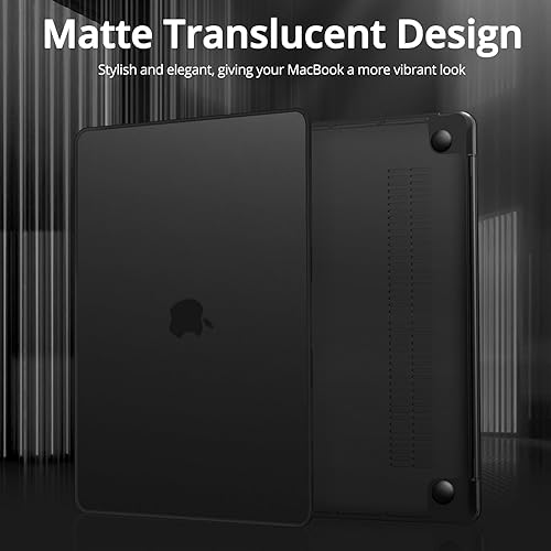 Miniatura 51 de B BELK Funda compatible con MacBook Air de 13 pulgadas 2022 2021 2020 2019 2018 M1 A2337 A2179 A1932 Touch ID, carcasa rígida de plástico para Verde
