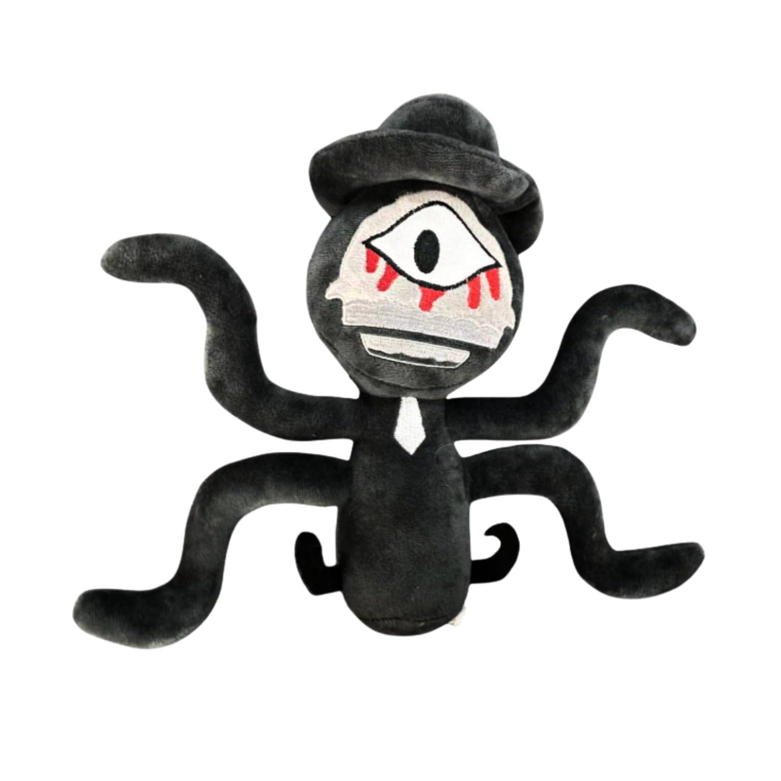 Benolls Sprunki Plushies Merch,Sprunki Plush Toys,Soft Stuffed Animal Pillow Figure Doll Christmas Birthday Gifts for Adult Kids (Black Grey) — view 14