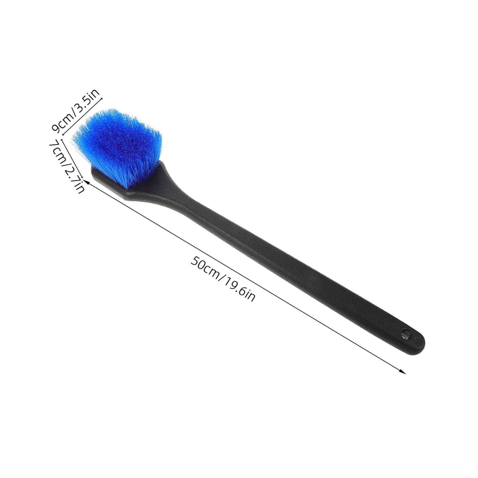 SHOWERORO Cepillo para Limpiar Bebederos para Pájaros con Mango Largo, Color Azul, Cepillo de Limpieza para Comederos y Baños de Aves, Herramienta para Jardinería y Cuidado de Aves en Patio