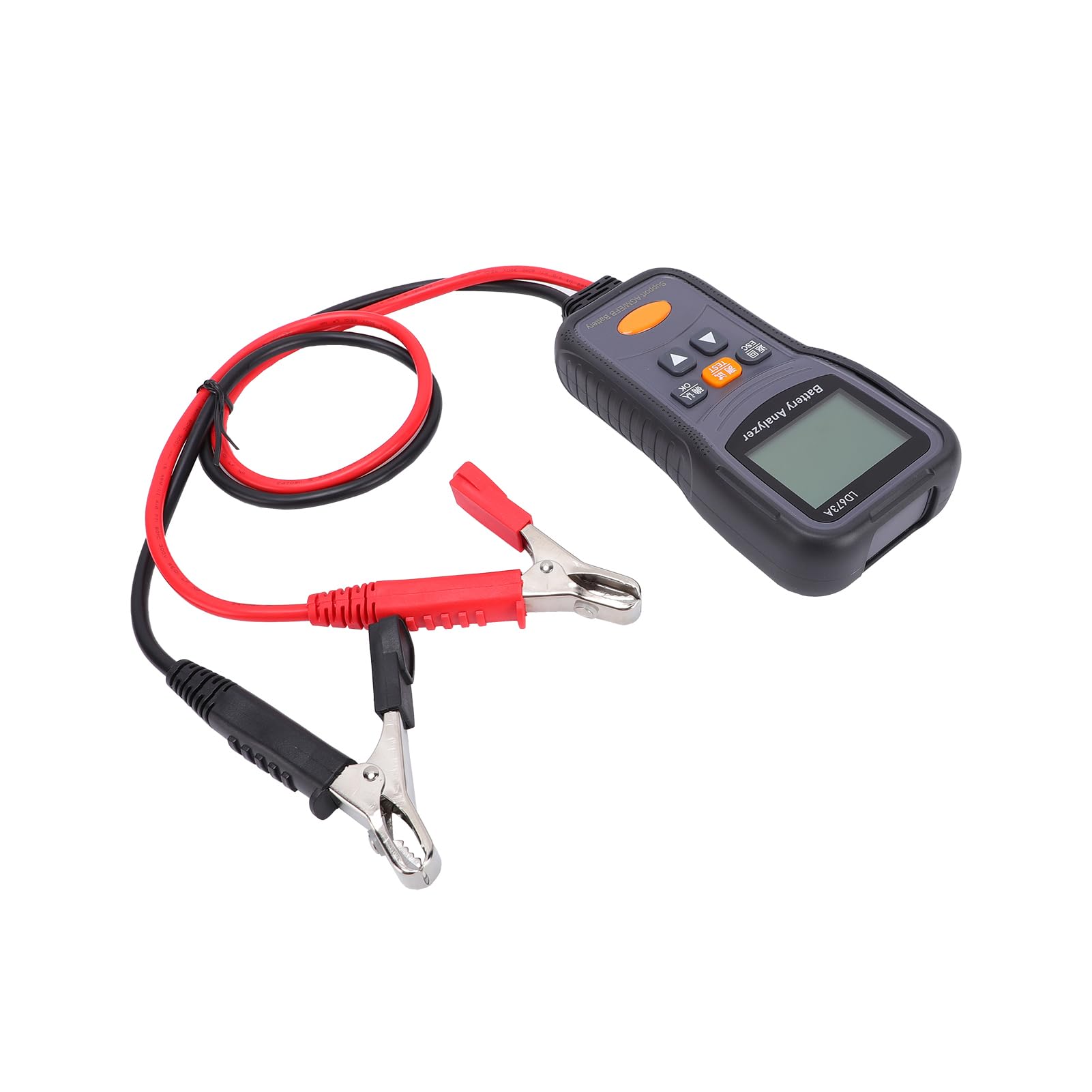 Fafeicy Analyseur de Batterie de Voiture 12 V 24 V, Testeur D'alternateur et de Démarreur avec Test de Charge, 100-2000 CCA pour Garage et Usage Domestique