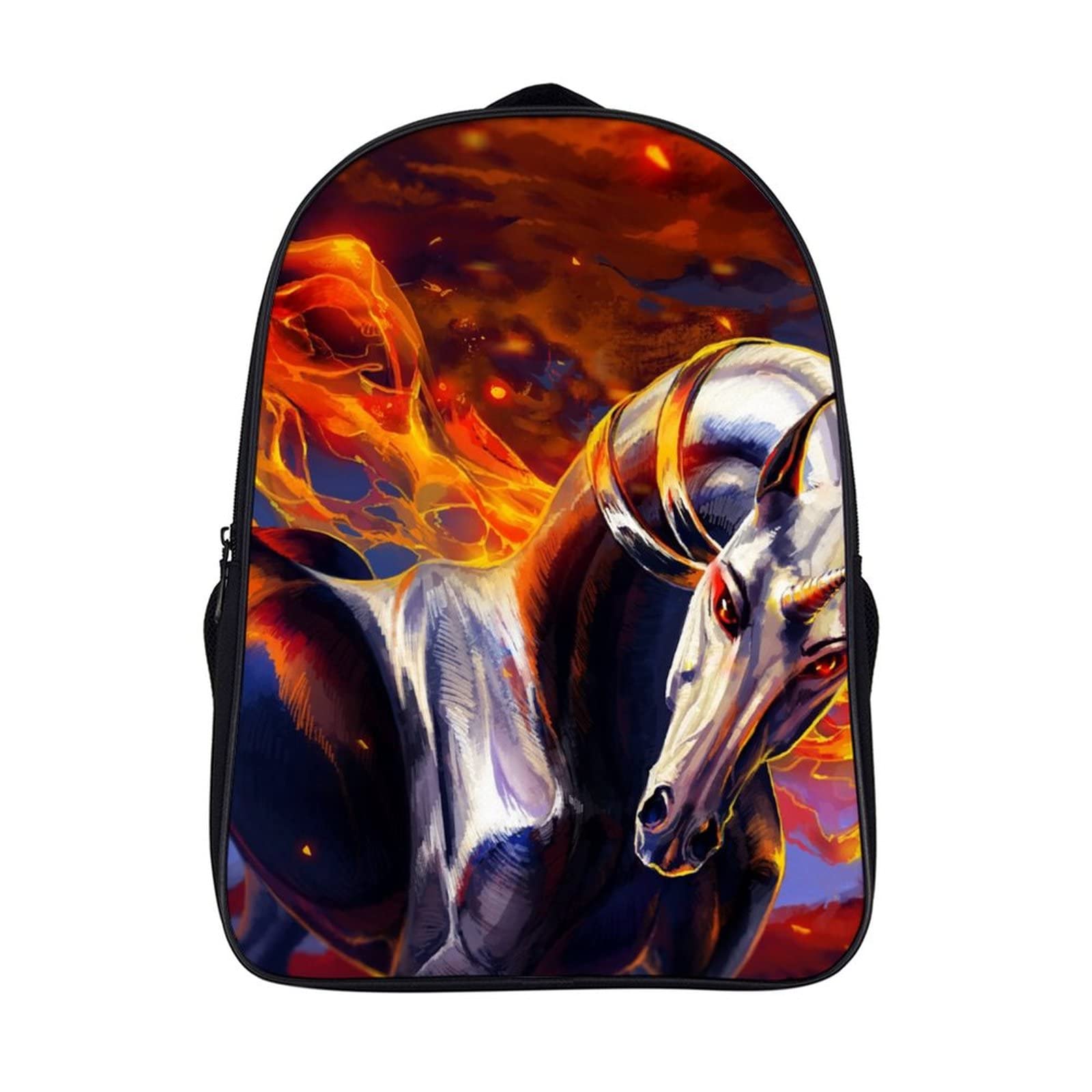 3D Cool backpack motif cheval sac à dos décontracté ergonomique
