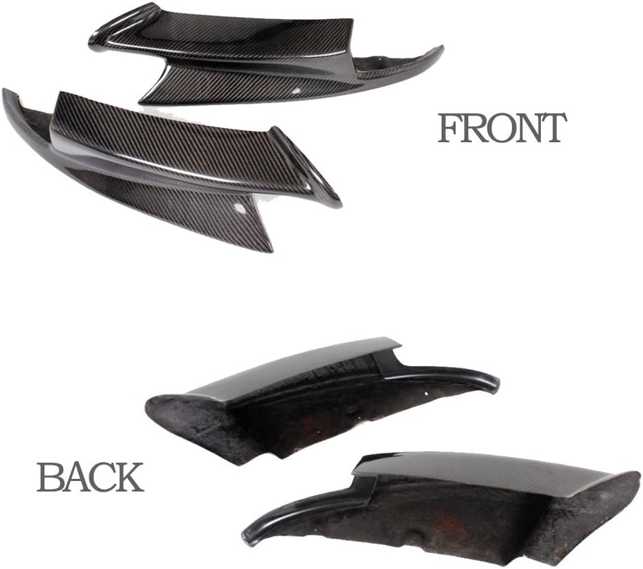 E90 Carbon Fiber Front Splitter fits for BMW 3 Series M3 E90 E92 E93 2 Door 4 Door 2008-2014 Pair Front Bumper Spoiler Lip Deflector Splitter