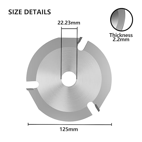 Miniatura 2 de CSOOM Juego de 14 discos de tallado turbo de madera para corte de madera, accesorios de rueda de corte de amoladora