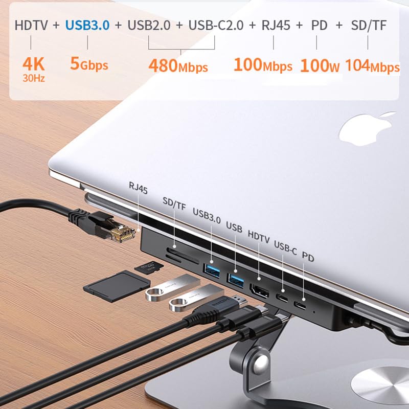 USB Type-C スタンド ドッキングステーション サンワサプライ USB Type-Cドッキングステーション スタンド付き