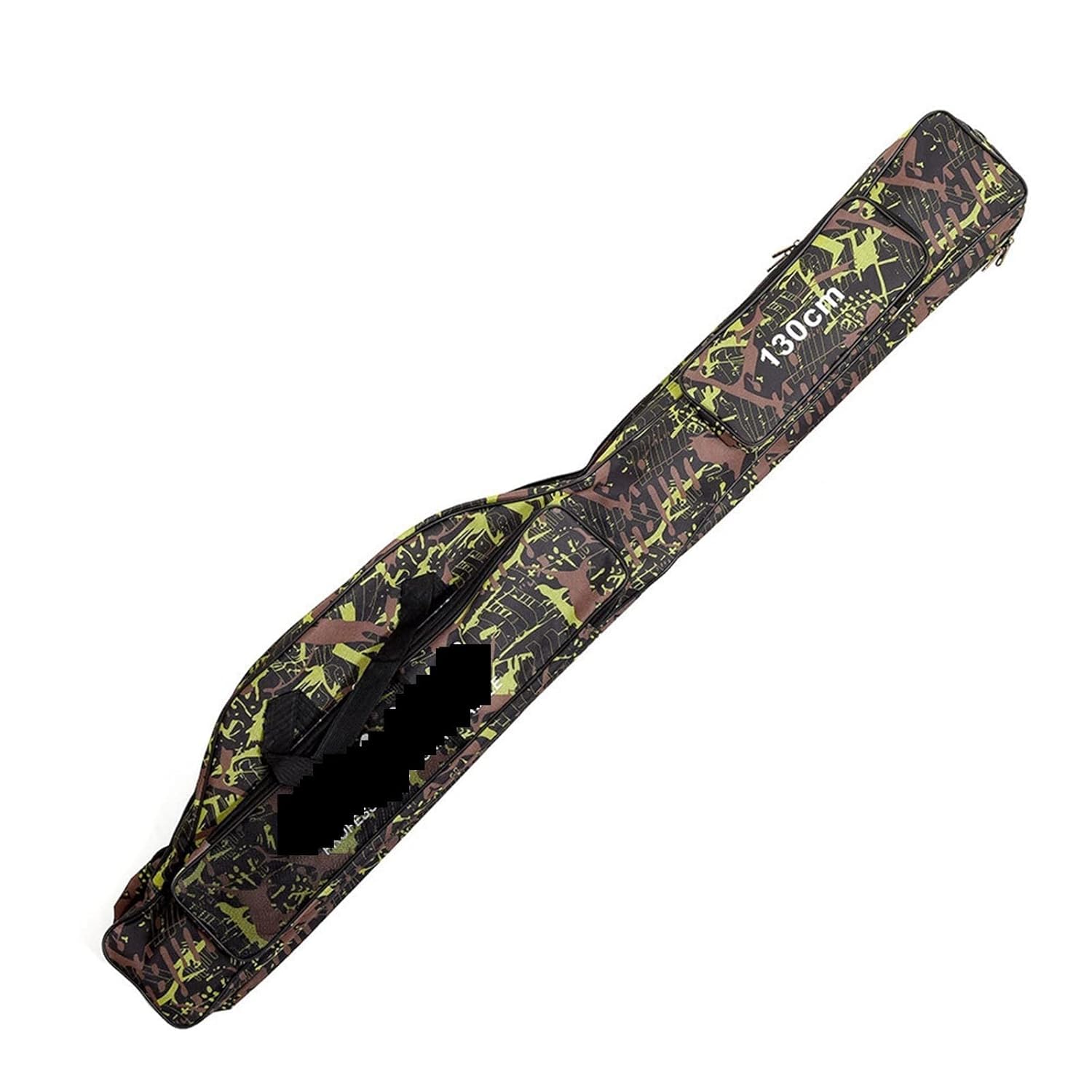 Fishing Backpack, Fishing Rod Bags Oxford Storage Carrier Case Foldable Carp Fishing Gear Tool for Pesca (130 cm)-image-10