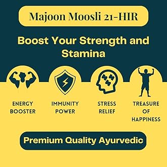 HERBS INDIA (U&A) REMEDIES Majoon Moosli 21 HIR - Ayurvedic Energy Booster for Active Lifestyle | Fortified with Safed Musli, Ashwagandha & Shatavari | 200g