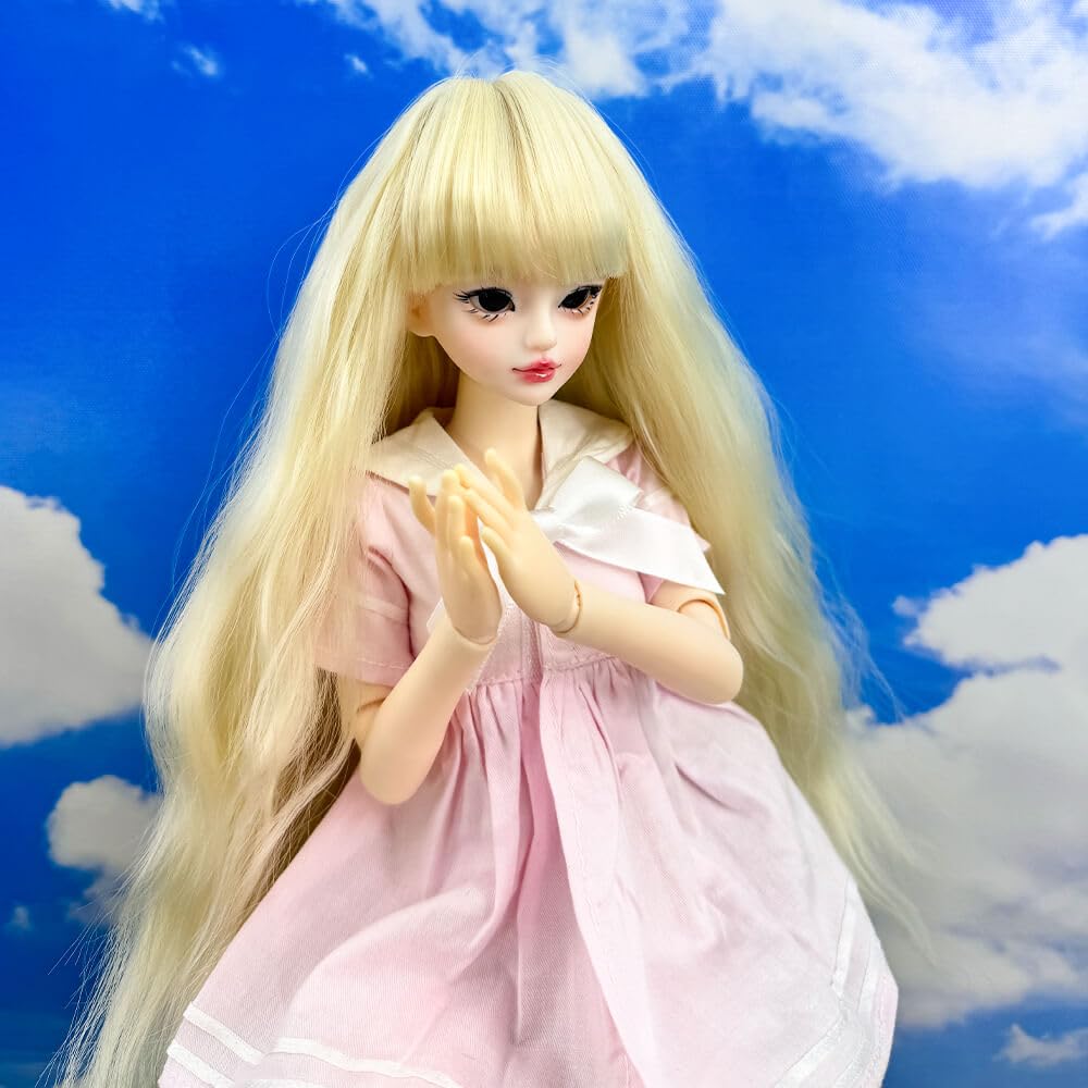niannyyhouse 1/3 1/4 BJD Vêtements de poupées Kaki Manteau Chemise Blanche Jupe Plissée Chaussettes Tenue Uniforme scolaire Accessoires Poupées Articulées Déguisement Cadeau (1/4BJD