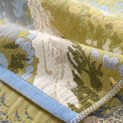 sense gnosis Countryside Sky Cotton Gauze Hand Towels – 2 Pack Soft and Breathable, Absorbent Quick Dry Decorative Towels for Bathroom, Guestroom or Travel, 13” x 29” by sense gnosis - Used condition - Image 9