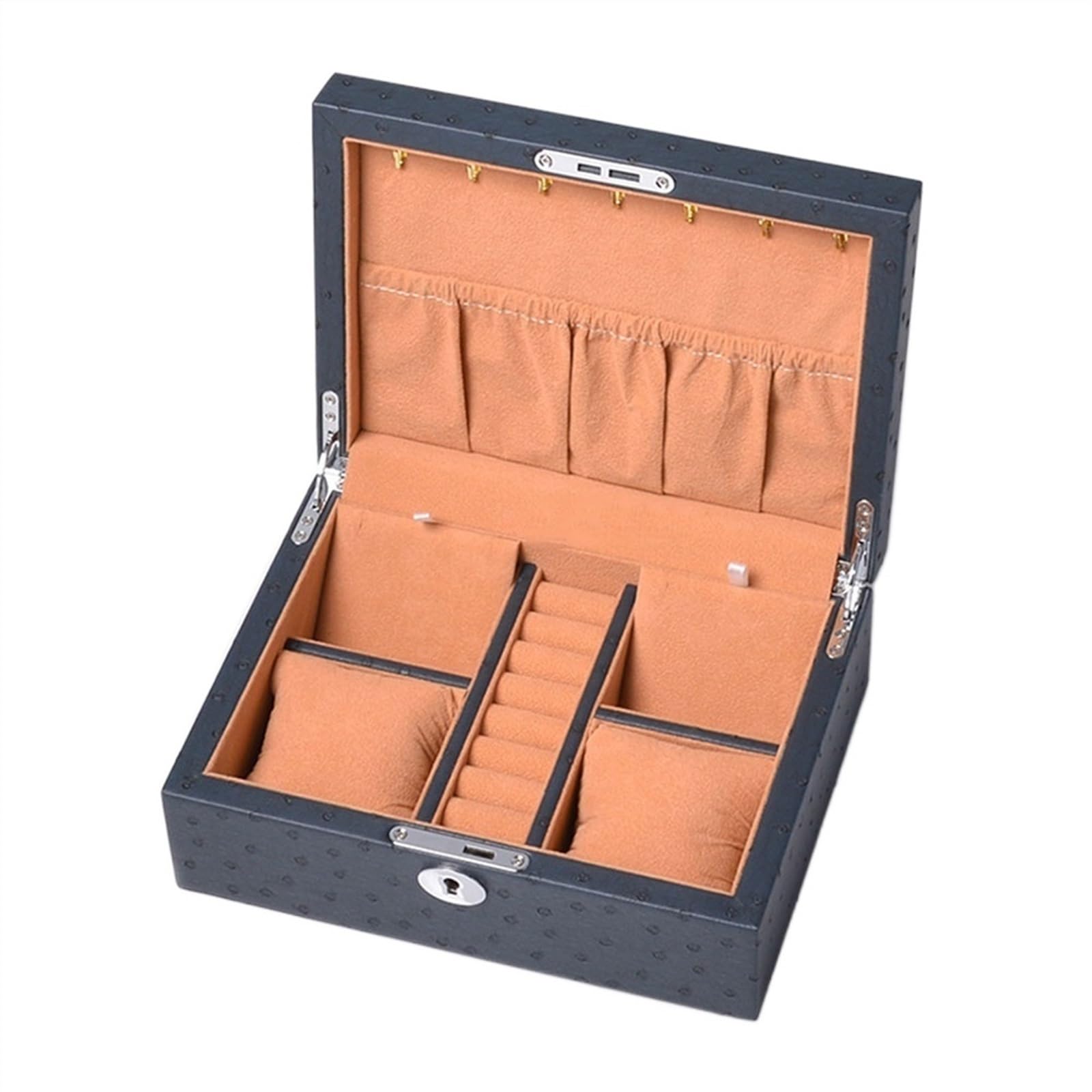 ANVLOJRIH Watches Box Watch And Jewelry Storage Box PU Leather Watch Storage Box Multifunctional Jewelry Storage Box Watch Box