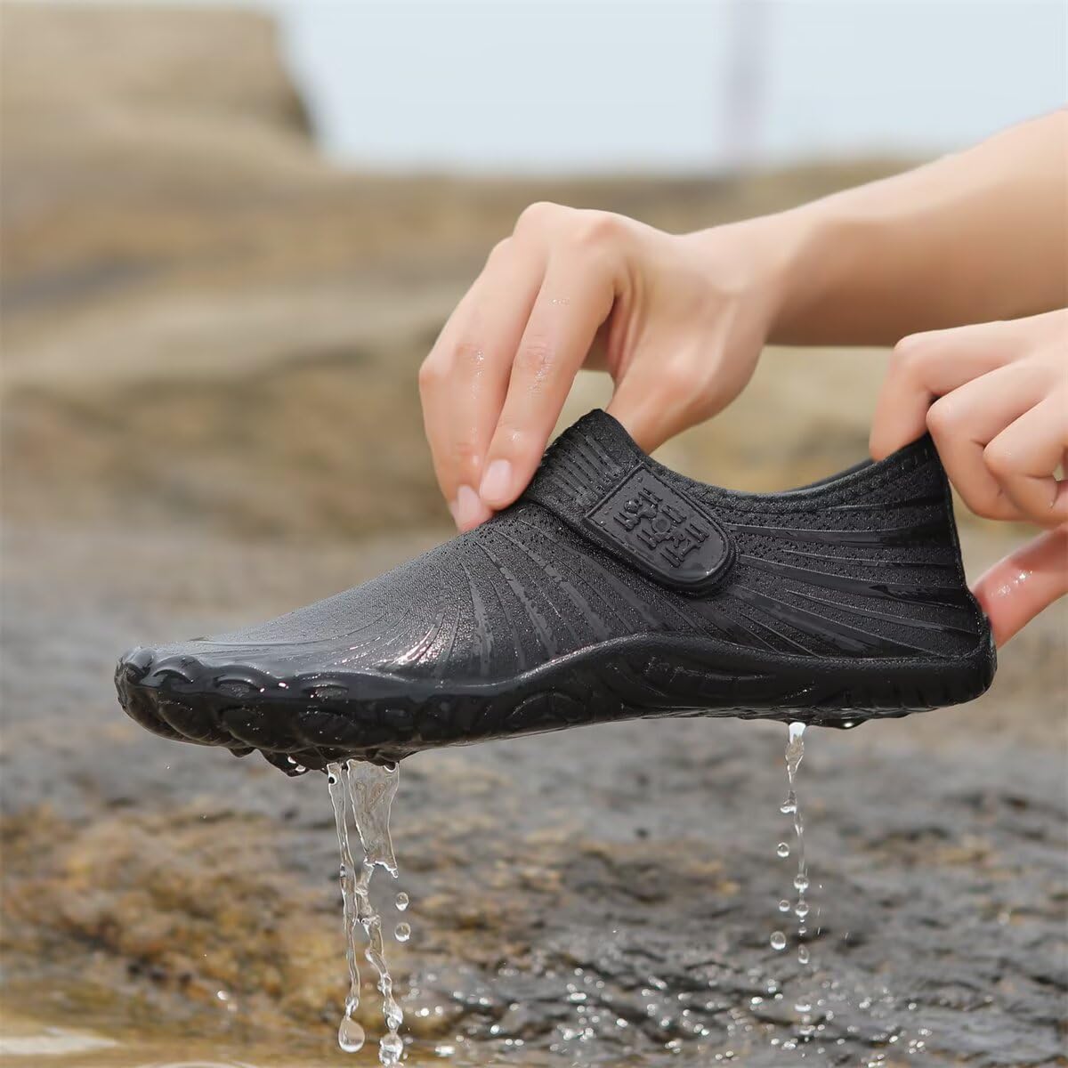 Men's Women's Concise Fashion Soft Aqua Shoes for Swimming Beach Diving Surfing