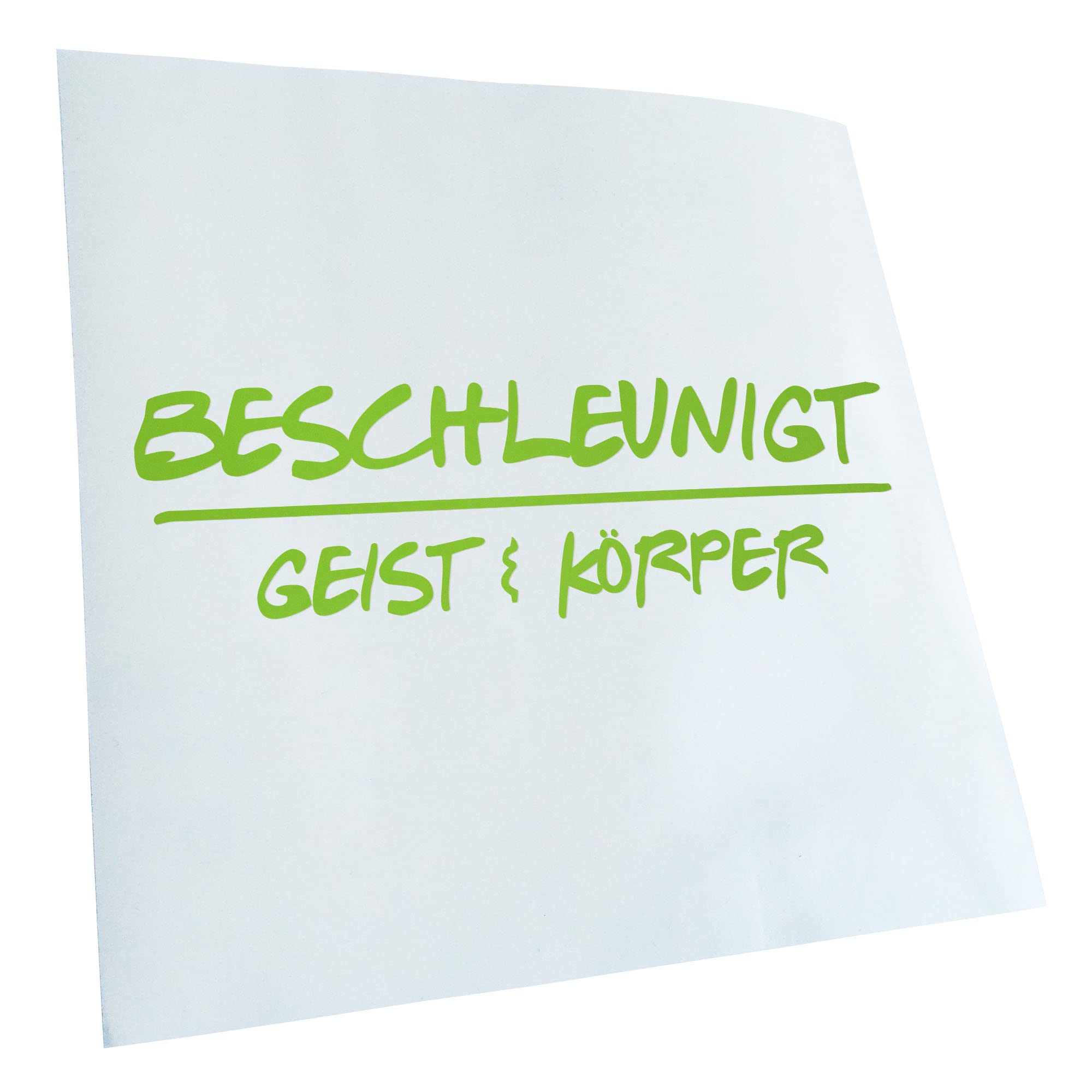 Kiwistar - Car Sticker - Fun Racing Speed Up Ghost and Body 20 x 6 cm - green - Decals for Tuning, Vehicle, Truck, Bicyle, SUV, Laptop