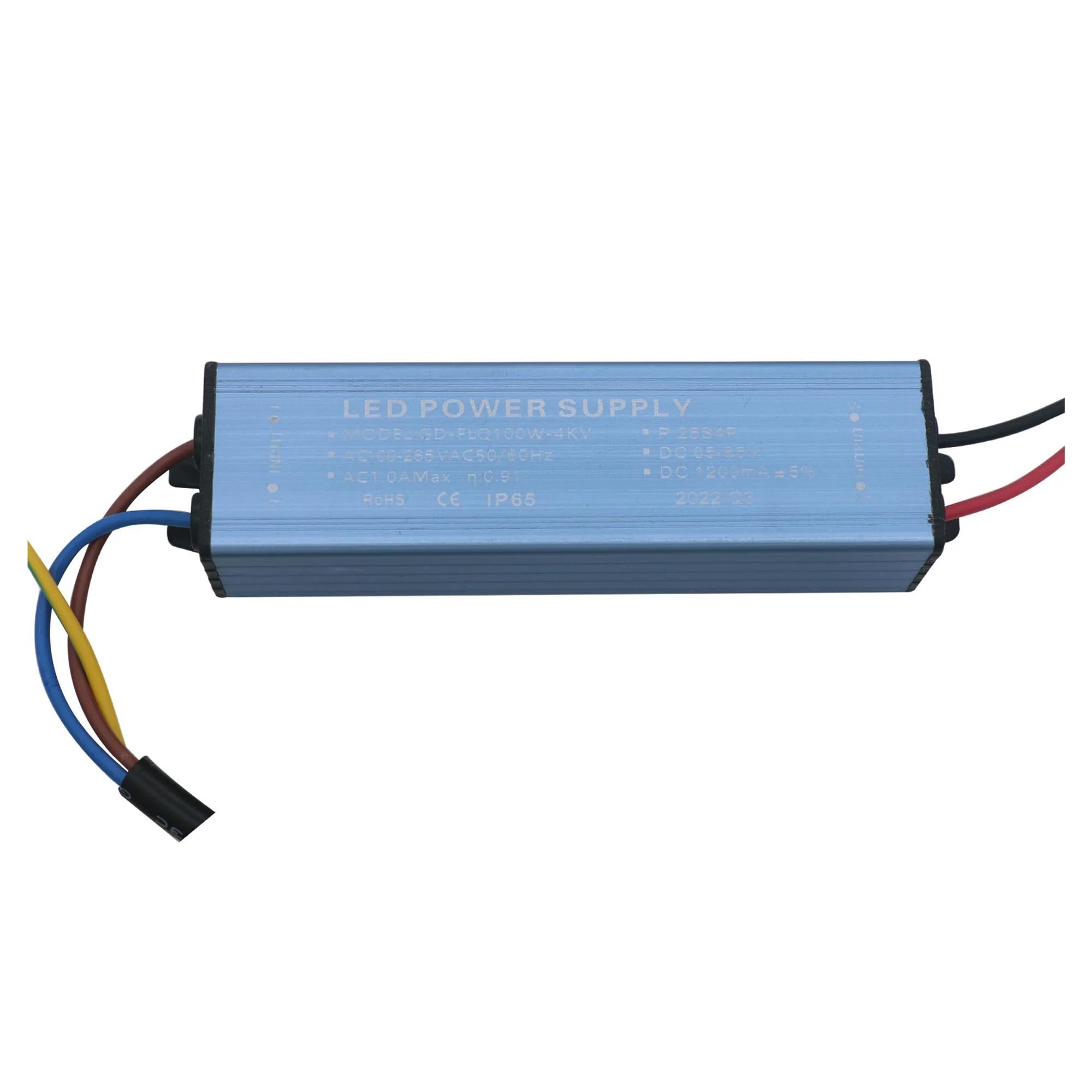 Driver LED da 100 W 1200 mA DC60-80V Alimentatore LED Trasformatore di illuminazione con controllo di tensione a corrente costante Convertitore LED