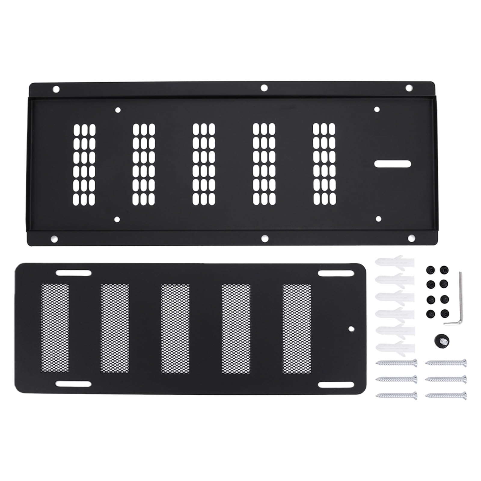 Foundation Vent Cover with Damper & Screen to Reduce Moisture Inlet Outlet Ventilation Guard for RV Trailer Garage Basement Ventilation