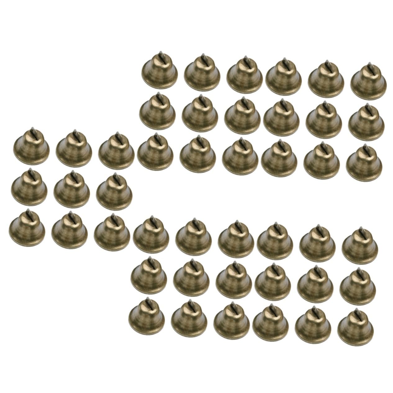 PRETYZOOM 5 Juegos Campana De Bronce Luces De Hadas Decoraciones De Fiesta De Navidad Árbol Posavasos Decoración Adornos Luces De Fiesta Guirnalda Cascabeles Metal 18 Uds * 5