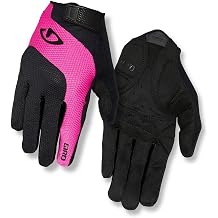 Giro GG22140 Womens Tessa Gel Long Fingers Glove, Black/Pink - S