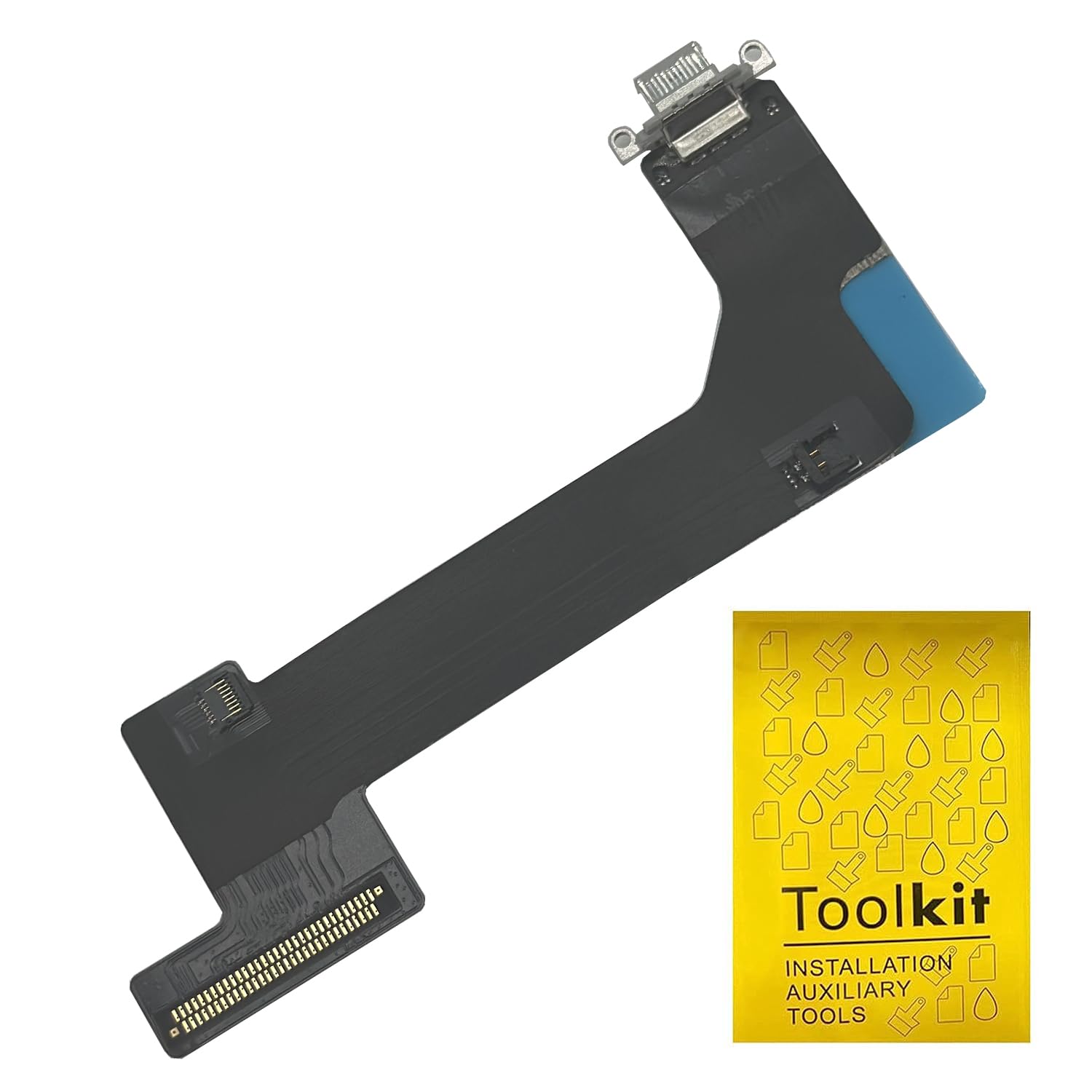 Photo 1 of TPhaelay Dock Connector Replacement Compatible with iPad 10 10th Generation 2022 A2757 A2777 10.9 inch Charging Port Replacement Assembly Flex Cable(Silver,Cellular Version)