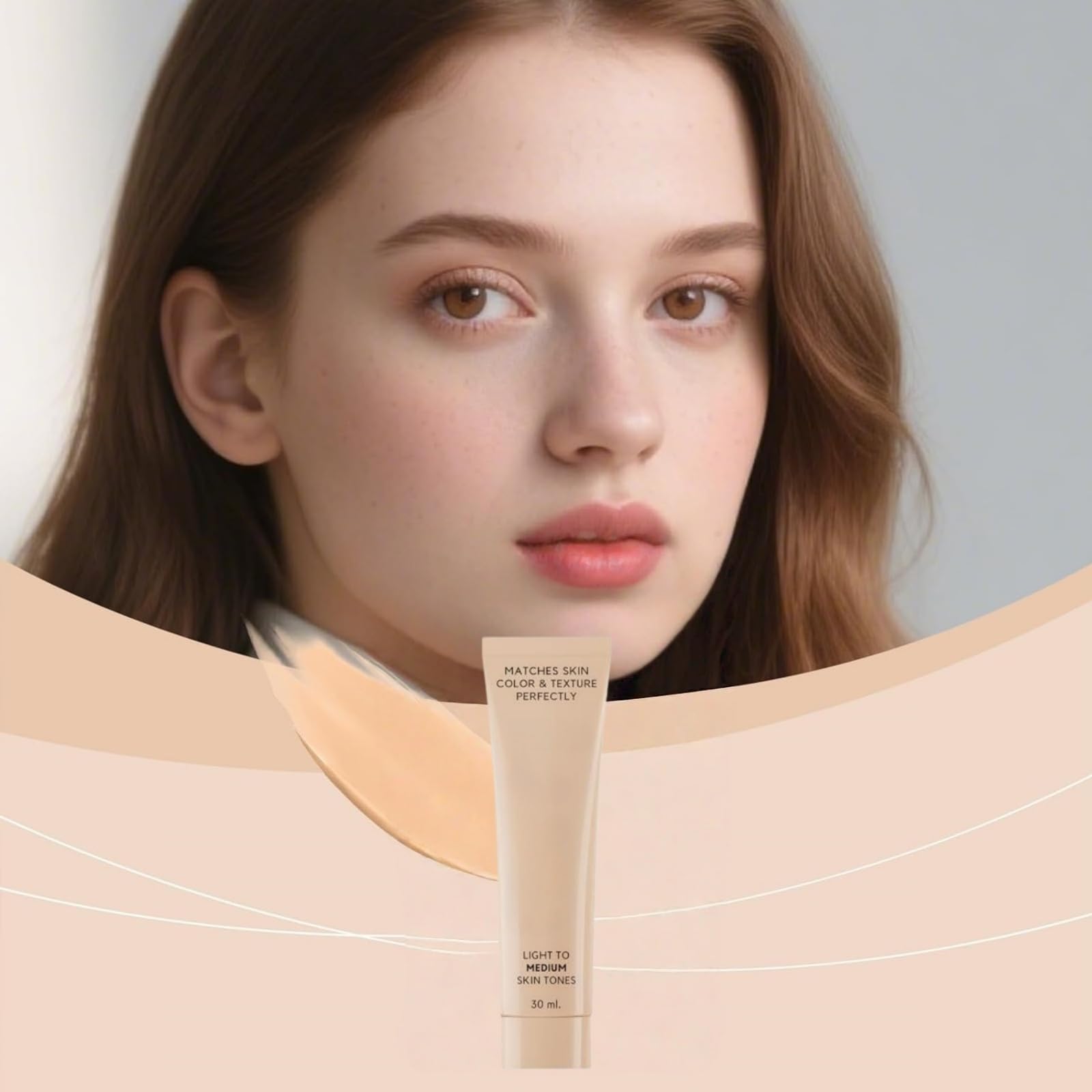 Luxe Foundation Colour Changing PH - Base de maquillaje que adapta su color controlada por el pH, con cobertura acumulable, crema hidratante de larga duración para crear un maquillaje refinado (3
