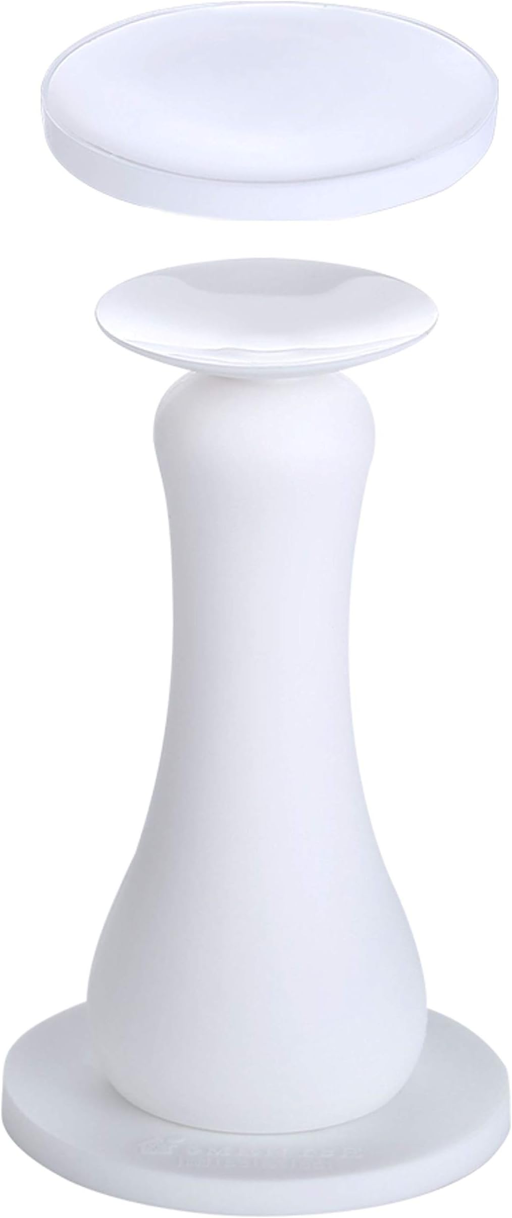 Magnetic House Door Stop Silicone Door Stopper, Door Holder Doorstop, Special Viscous Adhesive Tape No Need to Drill Collision Mute no Rust White D518