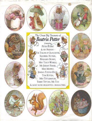 THE GREAT BIG TREASURY OF BEATRIX POTTER. 0091858100 Book Cover
