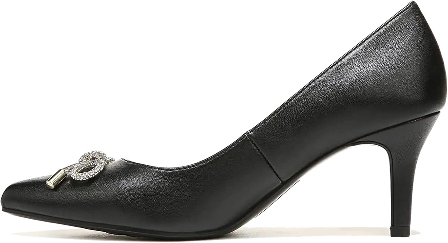 LifeStride Womens Sevyn Glitz Pump Black 9.5 W