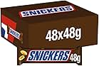 Snickers Chocolate Bars Bulk Box, 48 Bars of 48 g