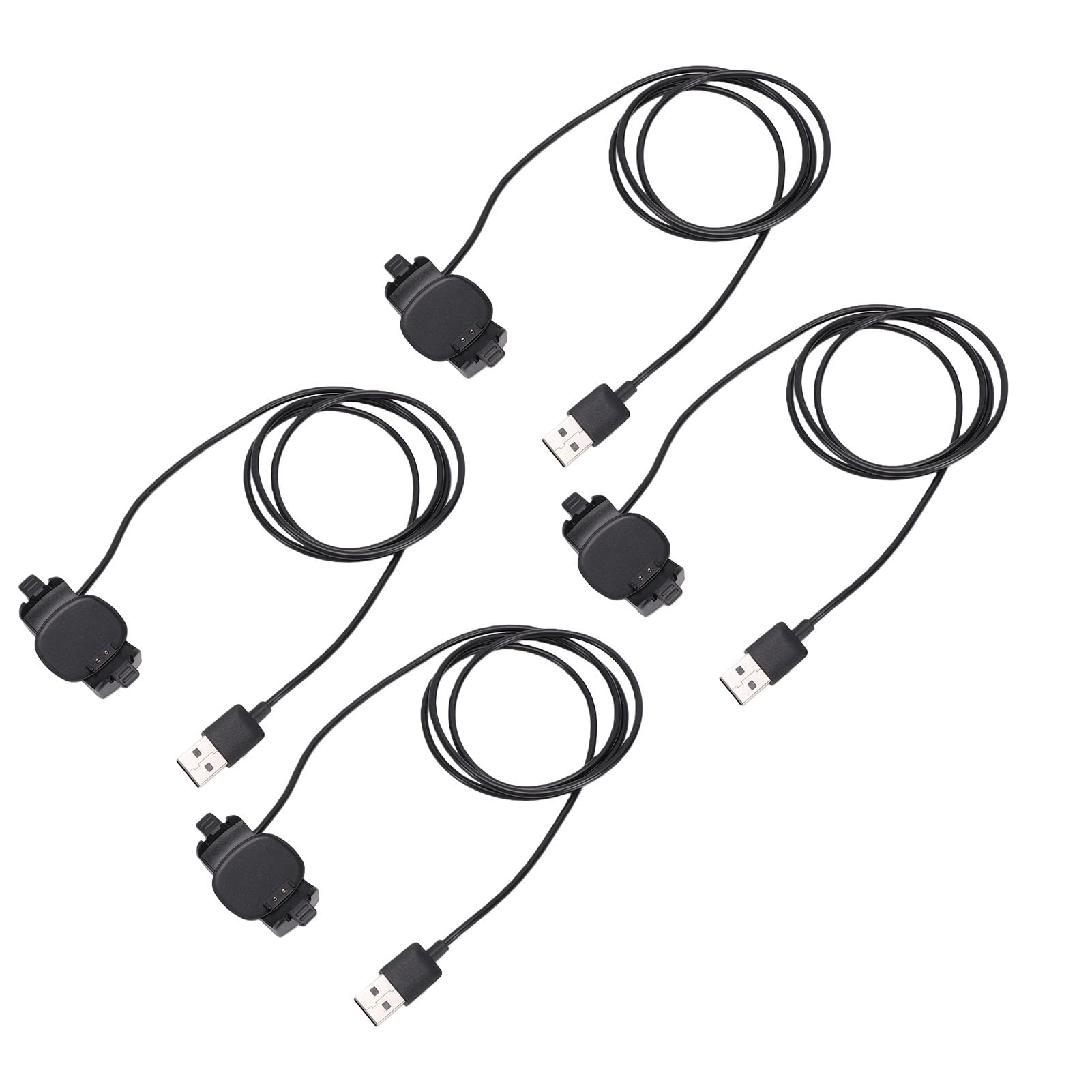 Caricabatterie per Smartwatch Compatibile con Plus, Cavo di Ricarica Magnetico USB A da 3,3 Piedi, Cavo Sostitutivo per Ricarica Rapida con Chip Intelligente (4PCS)