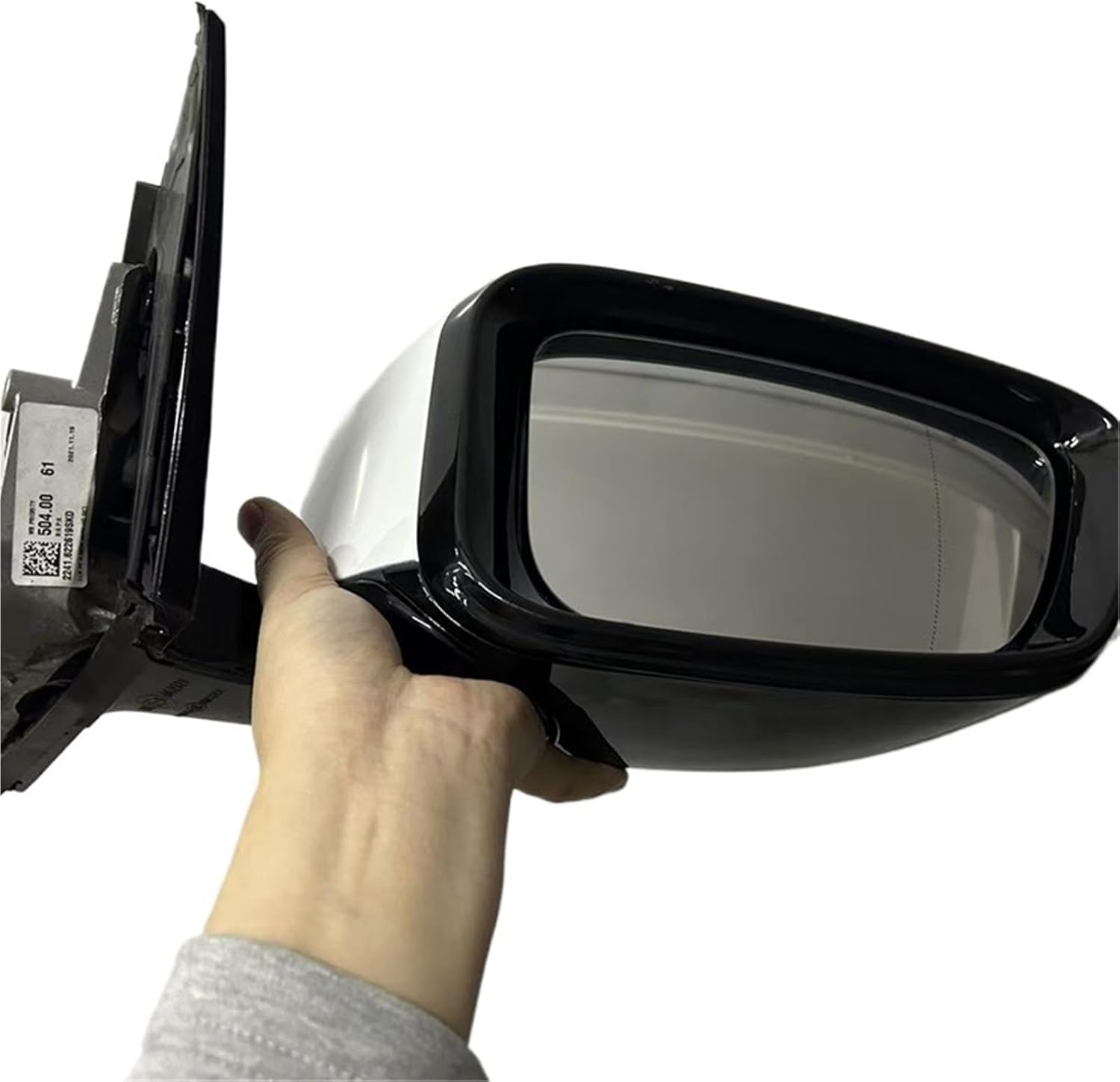 Left And Right Car Side Rearview Mirror Assembly Auto Side Mirror Heating Compatible For BMW- 3 320i G20 G28 2016 2017 2018 2019-2023(Only Right White) (Only Left Black)