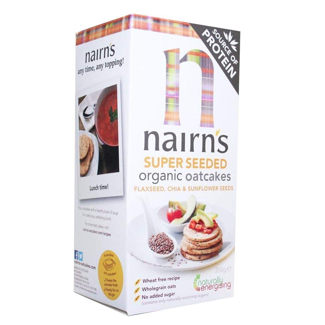 Nairn's | Super Seeded Oatcakes | 8 x 200g