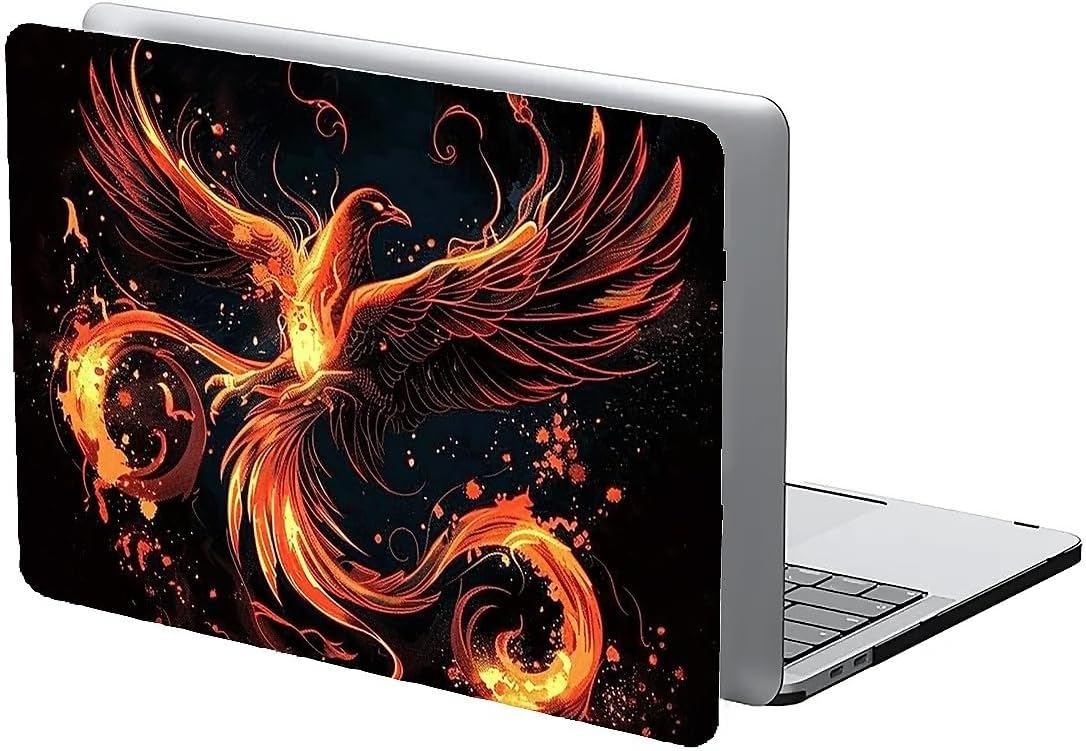 Computer Case for MacBook Pro 16 Inch Phoenix Reborn Colorful Pattern Clear Release 2019 Model A2141 Hard Shell Case Compatible with MacBook Pro 16 Inch