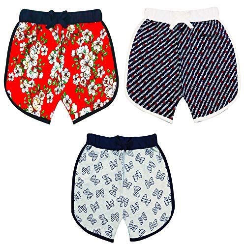 Image of Baby Girls Shorts Half Pant,Casual and Daily use Shorts for 6-24 Months (Pack of 3)