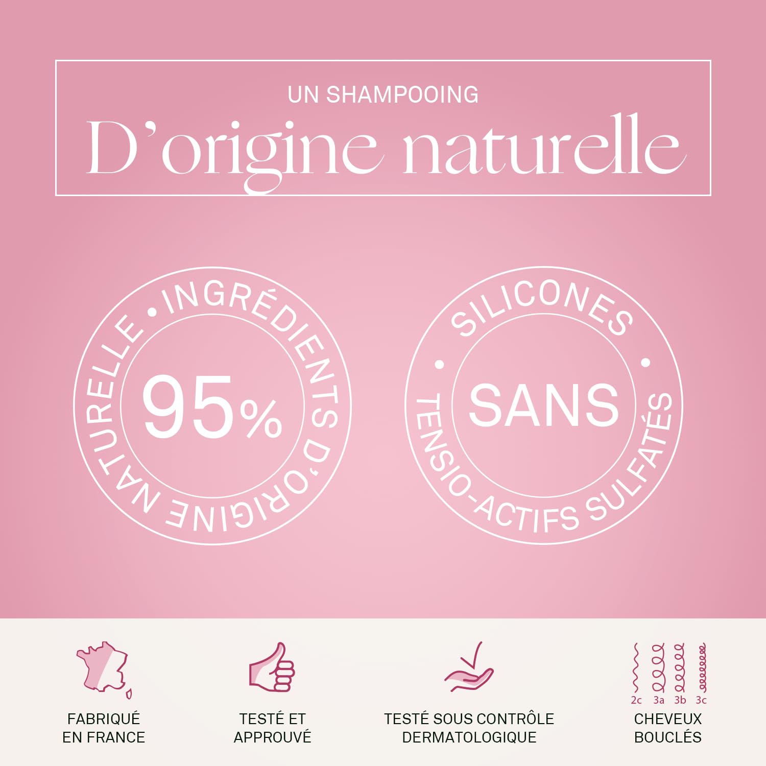 Luxéol - Shampoing Cheveux Bouclés - Nourrit, Hydrate & Sublime Les Boucles - Effet Anti-Frisottis - Parfum Gourmand - Méthode Curly Hair - Sans Silicones, Sans Sulfates* - Fabriqué en France - 200 ml