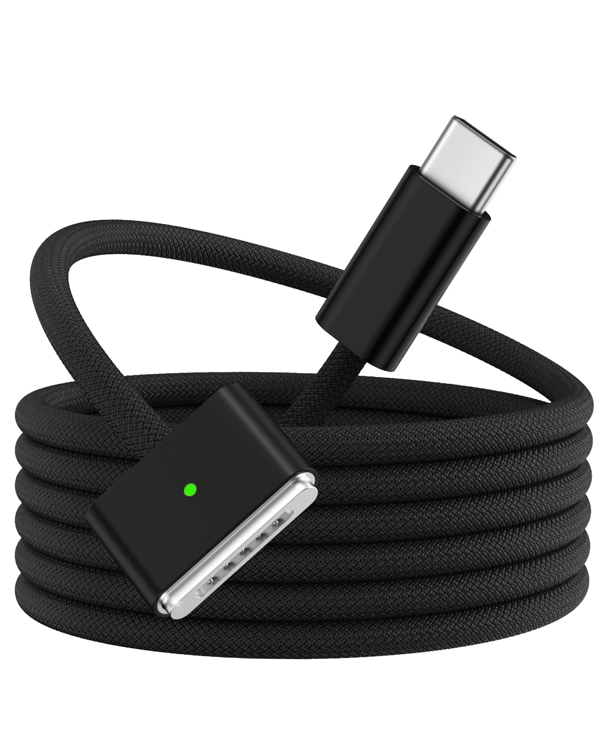 140W USB-C to Magnetic 3 Cable for MacBook, Amavasion 6.6Ft Nylon Braided for MacBook Pro (14/16-inch, 2023), MacBook Pro (14/16-inch, 2021), MacBook