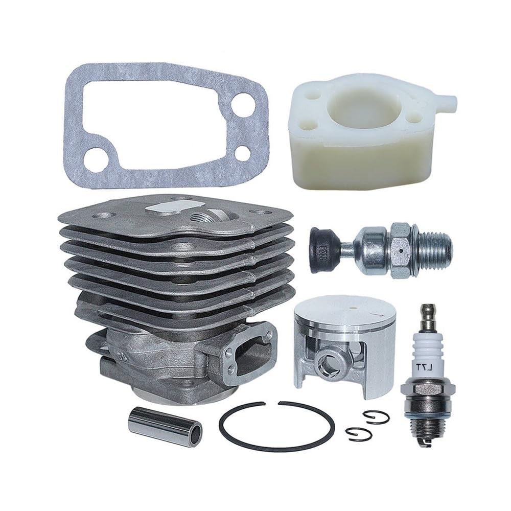 Kit de colector de pistón de Cilindro de 52 mm Compatible con Motosierra 268, 272, 272K, 272XP y 61