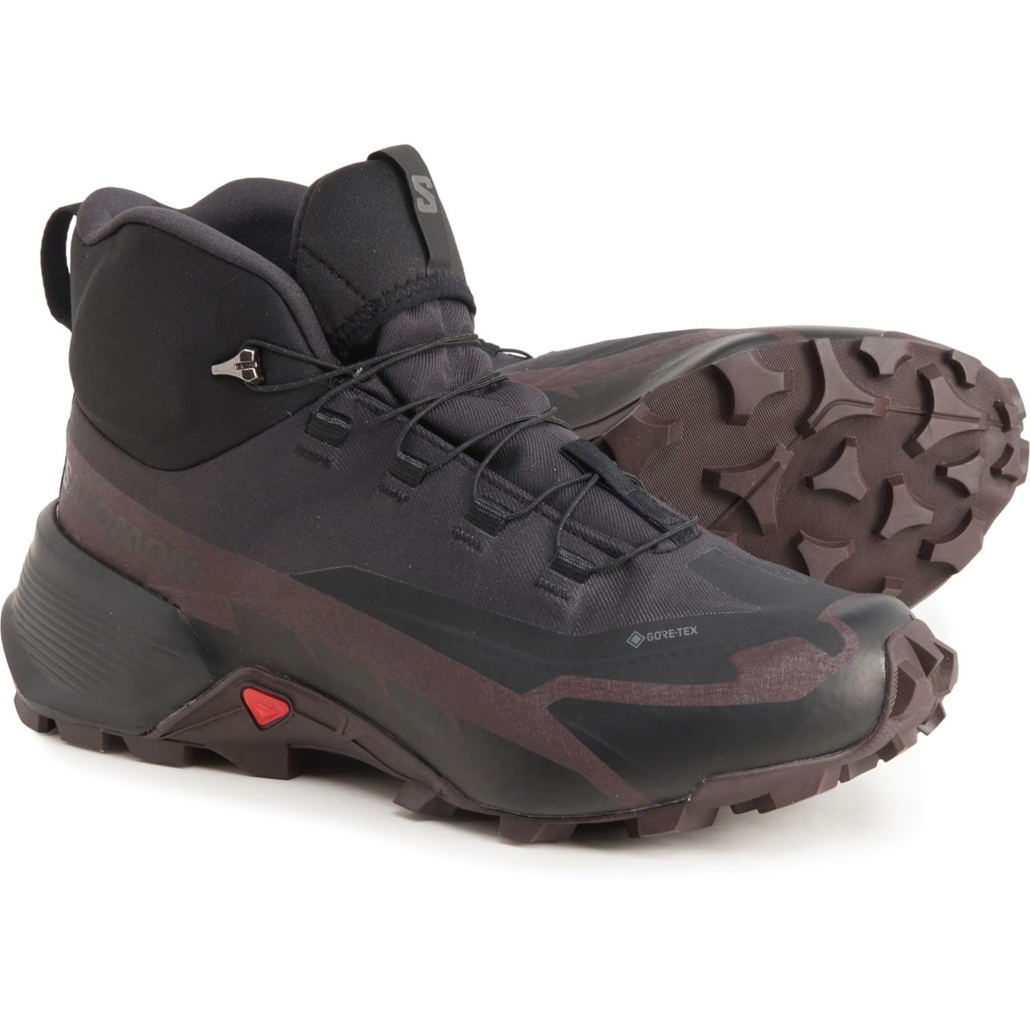 Salomon Cross Hike Mid GTX 2 Black/Chocolate Plum/Black 9 D - Wide