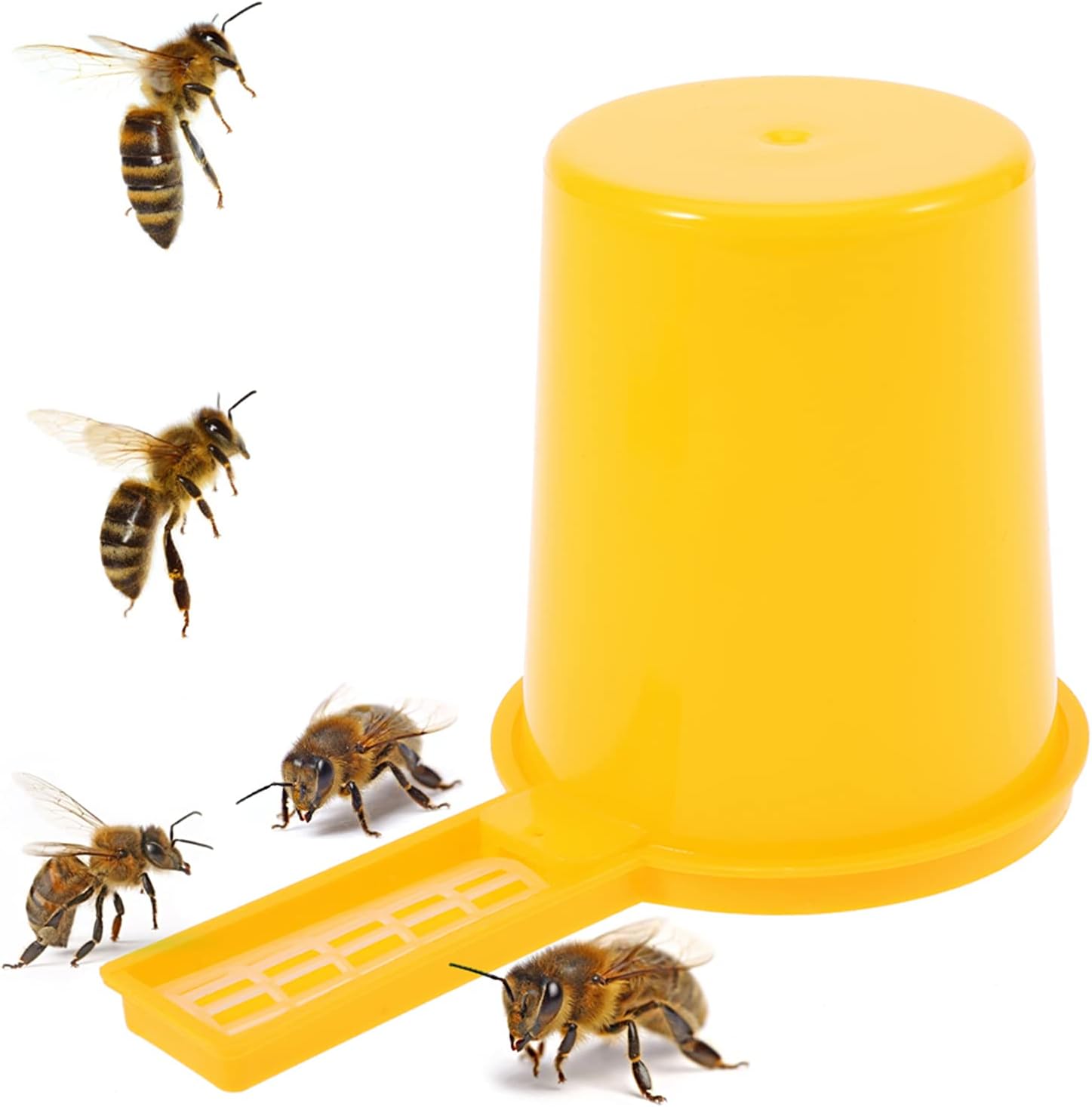 Natudeco 2pcs Bee Feeder Bee Feed Tool Entrance Bee Feeder Hive Top Feeder Beehive Feeder Beekeeping Equipment Bee Feeder Jar Beekeeping Tool