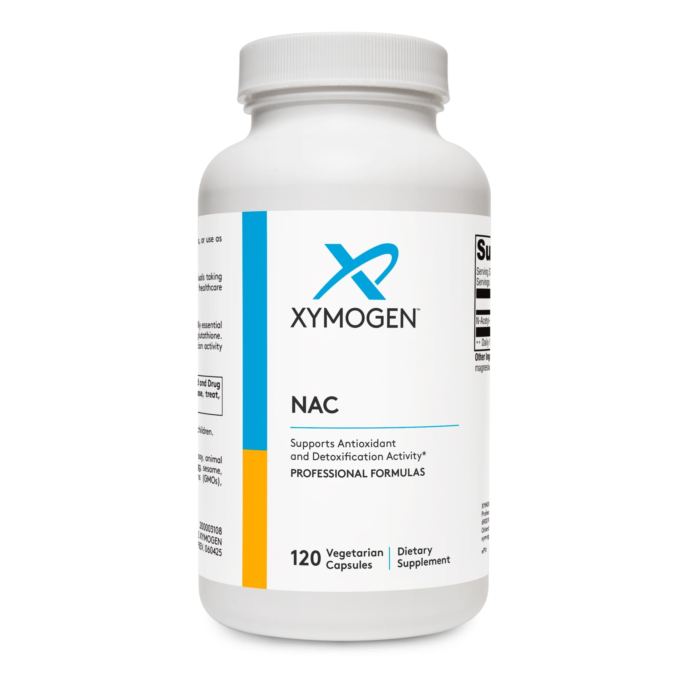 XYMOGEN NAC, 120 Capsules 120 Count (Pack of 1)