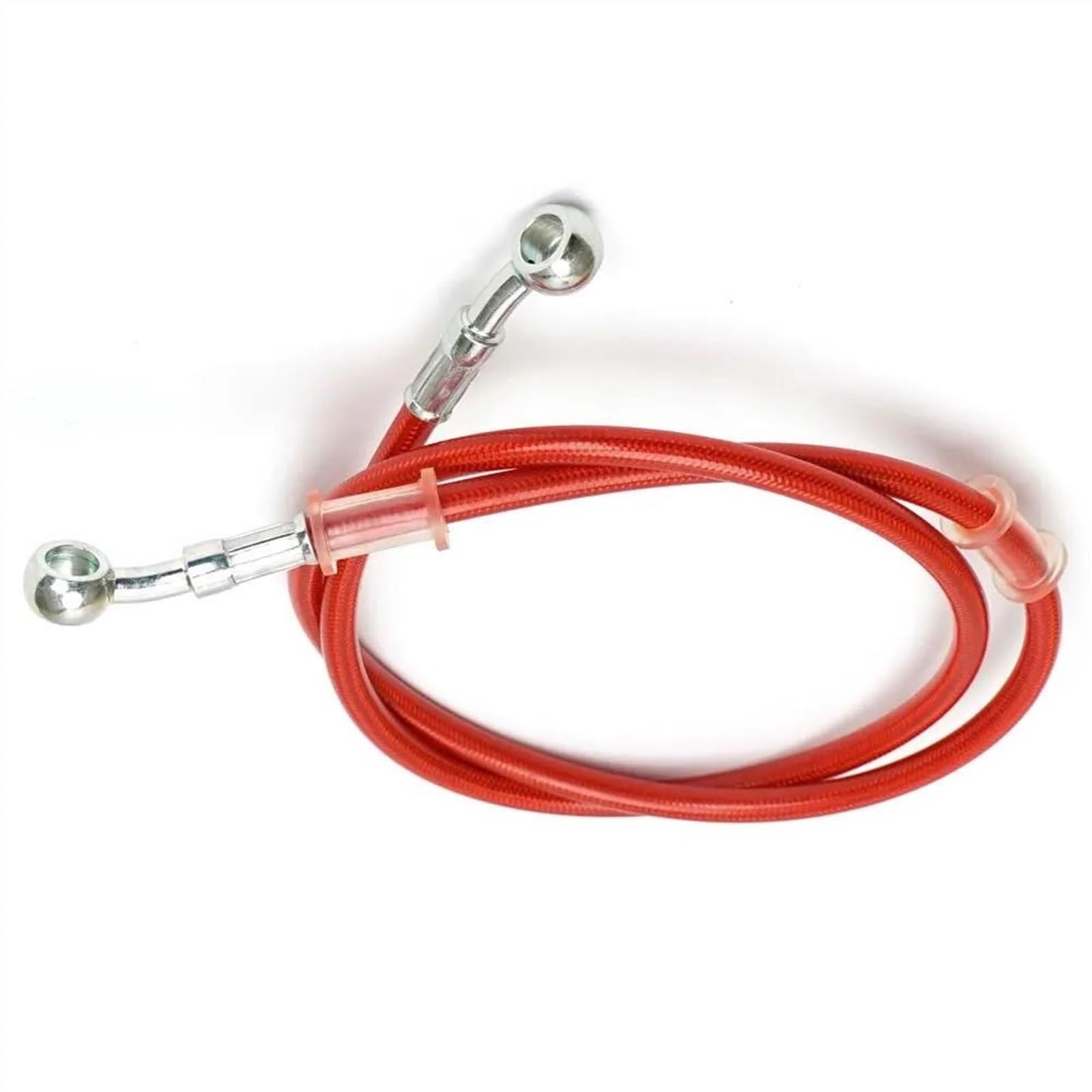 Ksxzw One Color Motorbike Part 400Mm-2400Mm Motorcycle Brake Hose Hydraulic Line Cable 10Mm 28° Pipe Braided Oil(50Cm)